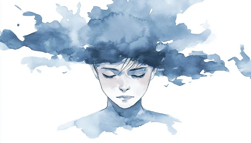 bypass espiritual que es y como reconocerlo dibujo de chica en acuarela azul